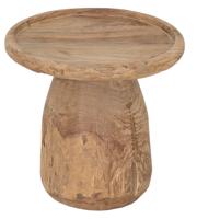 MUST Living Bijzettafel 'Tambora' Teakhout, Ø50cm - thumbnail