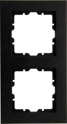 Enzo Kopp hk07 pure mat zwart 2 voudig afdekraam - 4624710