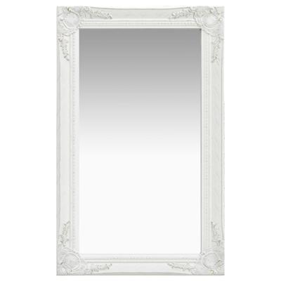 VidaXL Wandspiegel barok stijl 50x80 cm wit