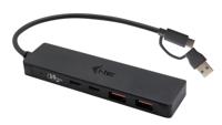i-tec I-TEC USB-C Metal HUB 2xUSB 3.0 2xUSB-C C31HUBMETAL2A2C USB-hub 2 + 2 poorten USB-A, USB-C USB 3.2 Gen2 10 GBit/s Met USB-C stekker Zwart - thumbnail