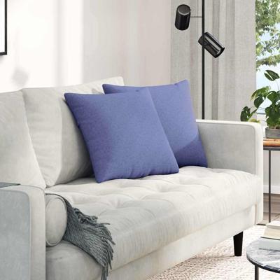 Sofa Kussens Blauw Stof Sofa Kussens Blauw Stof