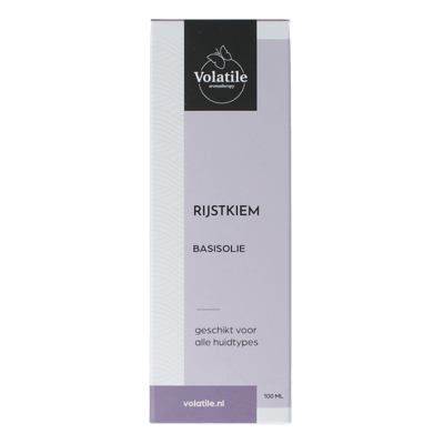 Rijstkiem basisolie glazen fles 100 Milliliter