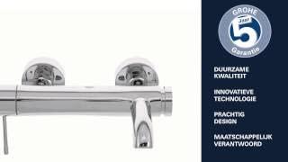 GROHE Essence New badkraan met omstel en koppelingen hard graphite 33624a01