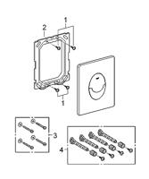 Grohe Skate Air bedieningspaneel chroom voor Grohe Rapid SL - thumbnail