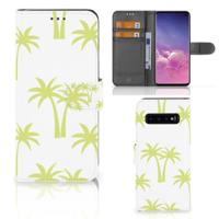 Samsung Galaxy S10 Hoesje Palmtrees | Portemonnee hoesje - thumbnail