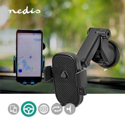 Nedis Smartphonehouder Auto | Universeel | Telefoon met minimaal schermformaat: 4.5 " | Maximale schermgrootte: 7 " | Interactief - SCMT110BK