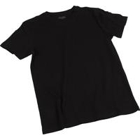 Creativ Company T-shirts, b: 44 cm, afm 12-14 jaar, ronde hals, 145 gr, zwart, 1 stuk - thumbnail