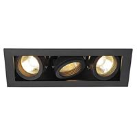 SLV 115530 4024163151504 Inbouwlamp GU10 Zwart (mat) - thumbnail