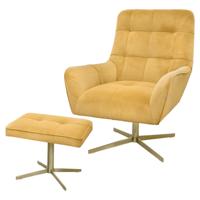 Riverdale Fauteuil Maylin goud 101cm draaibaar - thumbnail