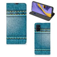 Samsung Galaxy A51 Hippe | Standcase | Jeans - thumbnail