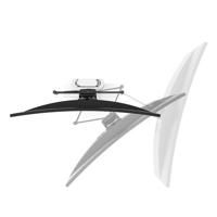 Ergotron Dual monitor-adapter Geschikt voor serie: Ergotron Trace Dual monitorhouder Zwart - thumbnail