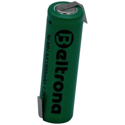 Beltrona AA1500 Speciale oplaadbare batterij AA (penlite) Z-soldeerlip NiMH 1.2 V 1500 mAh Beltrona AA1500 Speciale oplaadbare batterij AA (penlite) Z-soldeerlip NiMH 1.2 V 1500 mAh