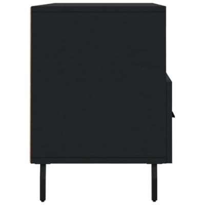 Tv-meubel 102x36x50 cm bewerkt hout zwart
