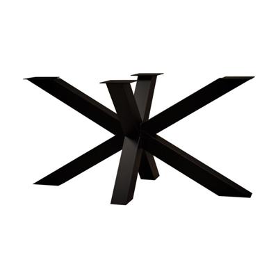 Stalen matrix zwart spinpoot 140 bij 80 cm en hoogte 72 cm (8 x 8 cm)