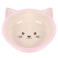 HAPPY PET VOERBAK KITTEN ROZE / CREME 200 ML - thumbnail