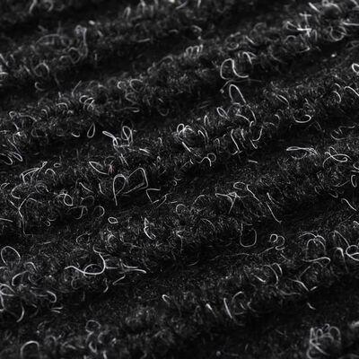 Deurmat PVC 150 x 90 cm (zwart) - thumbnail