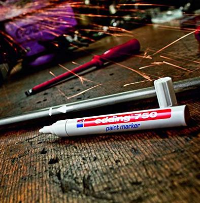 Quantore Viltstift edding lakmarker wit en zwart