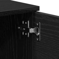 TV-kast met lade Zwart 140 x 35 x 40 cm Bewerkt hout - thumbnail