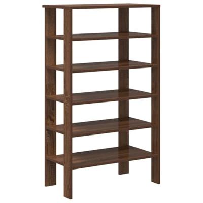 VidaXL Schoenenrek 61x32x105 cm bewerkt hout bruin eikenkleur