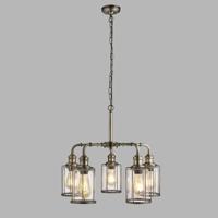 Searchlight 5-lichts hanglampPipes - 1265-5AB - thumbnail