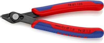 Knipex Electronic Super Knips® | 125 mm Lengte | Meer-Componentengrepen | Gebruineerd - 78 61 125 SB Knipex Electronic Super Knips® | 125 mm Lengte | Meer-Componentengrepen | Gebruineerd - 78 61 125 SB