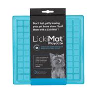 LickiMat likmat voor hond en kat - 20x20 cm - Turquoise - thumbnail