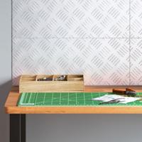 VidaXL Trap tread rechthoekig 4 pcs zilver 50 x 20 cm aluminium - thumbnail