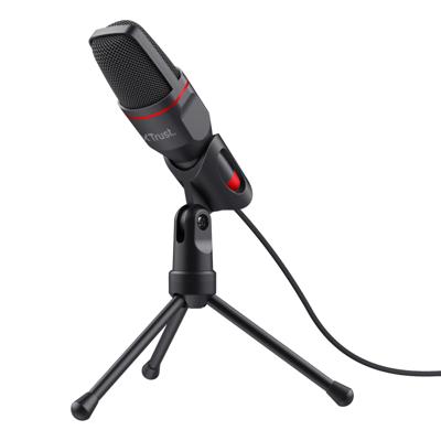 Trust GXT212 MICO USB MICROPHONE Microfoon Zwart Trust GXT212 MICO USB MICROPHONE Microfoon Zwart