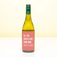 Wijnfles All You Need Is Love - Wit (Sauvignon Blanc) - thumbnail