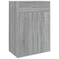 VidaXL Schoenenkast 60x35x84 cm bewerkt hout grijs sonoma - thumbnail
