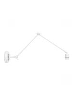 Moderne wandlamp Shift voor lampenkap, 70-70-32cm, Wit, wandlamp met-verstelbare-arm-van, Metaal, geschikt-voor-E27-LED-lichtbron, voor-lampenkap-met-doorsnede-max., 20cm - thumbnail