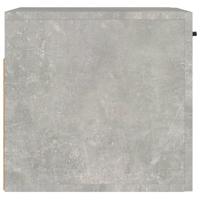 Wandkast 80x35x36,5 cm bewerkt hout betongrijs - thumbnail
