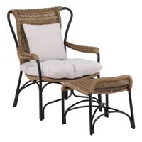 Nohr Outdoor Loungestoel 'Markie' Rattan - thumbnail