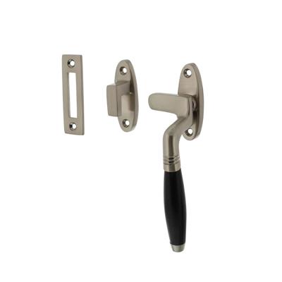 Intersteel Raamsluiting Ton rechts mat nikkel / ebbenhout