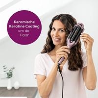 Beurer HT 65 Wafeltang Roze, Zwart Automatische uitschakeling, Met display - thumbnail