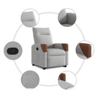 Sta-op-stoel verstelbaar stof wolk grijs - thumbnail