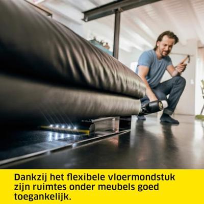 Kärcher VC 6 handstofzuiger Zwart, Geel Zakloos