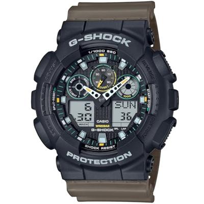 Casio G-Shock OVERSIZED - TWO TONE UTILITY COLOURS Zwart (Ø 51 mm) Heren horloge