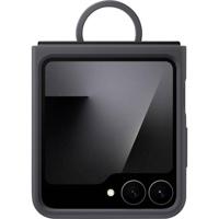 Samsung SAMSUNG Silicone Case Z Flip7 FE Black Flip Case Samsung Galaxy Z Flip 7 Zwart Stootbestendig - thumbnail