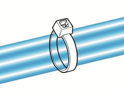 HellermannTyton 116-05414 T80L-N66-YE-C1 Kabelbinder 390 mm 4.60 mm Geel 100 stuk(s)