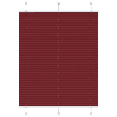 VidaXL Plissé rolgordijn 110x150cm stofbreedte 109,4cm bordeauxrood VidaXL Plissé rolgordijn 110x150cm stofbreedte 109,4cm bordeauxrood