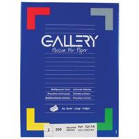Gallery witte etiketten ft 210 x 148,5 mm (b x h), rechte hoeken, doos van 200 etiketten - thumbnail