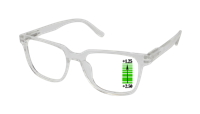 Leesbril Vista Bonita Cubo Multifocaal-Transparant-+1.25-+2.50 - thumbnail