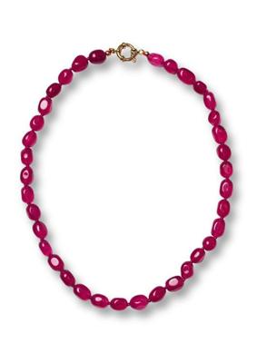 Bonnie Studios Bobby Burgundy Necklace