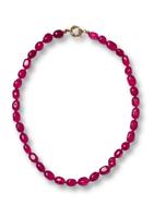 Bonnie Studios Bobby Burgundy Necklace - thumbnail