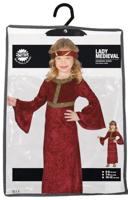 Middeleeuwse Dame Kostuum Meisje - thumbnail