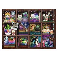 Ravensburger Legpuzzel cubby cats and succulents, 500st. - thumbnail