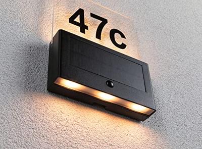 Paulmann 94725 Neda IP44 2200K Huisnummerlamp op zonne-energie Energielabel: A (A - G) 1 W Antraciet Paulmann 94725 Neda IP44 2200K Huisnummerlamp op zonne-energie Energielabel: A (A - G) 1 W Antraciet
