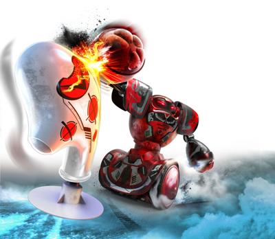 Silverlit robo kombat single pack - rood
