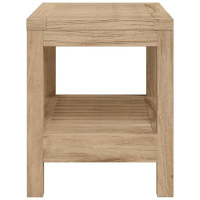 VidaXL Badkamertafel 60x30x45 cm massief teakhout